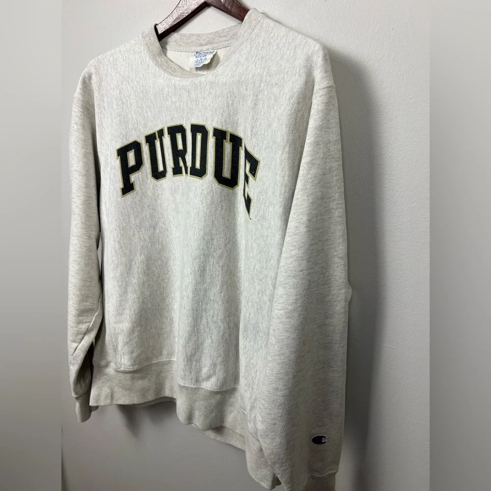 Vintage Champion Purdue Reverse Weave Sweatshirt – Size M - Picture 6 of 12